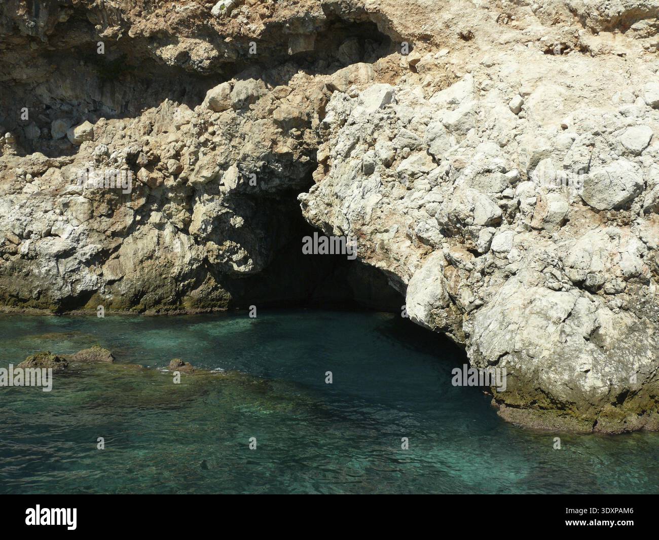 Alanya, Turchia, grotta dei pirati, grotte, riviera turca, costa meridionale turca, mare, costa Foto Stock