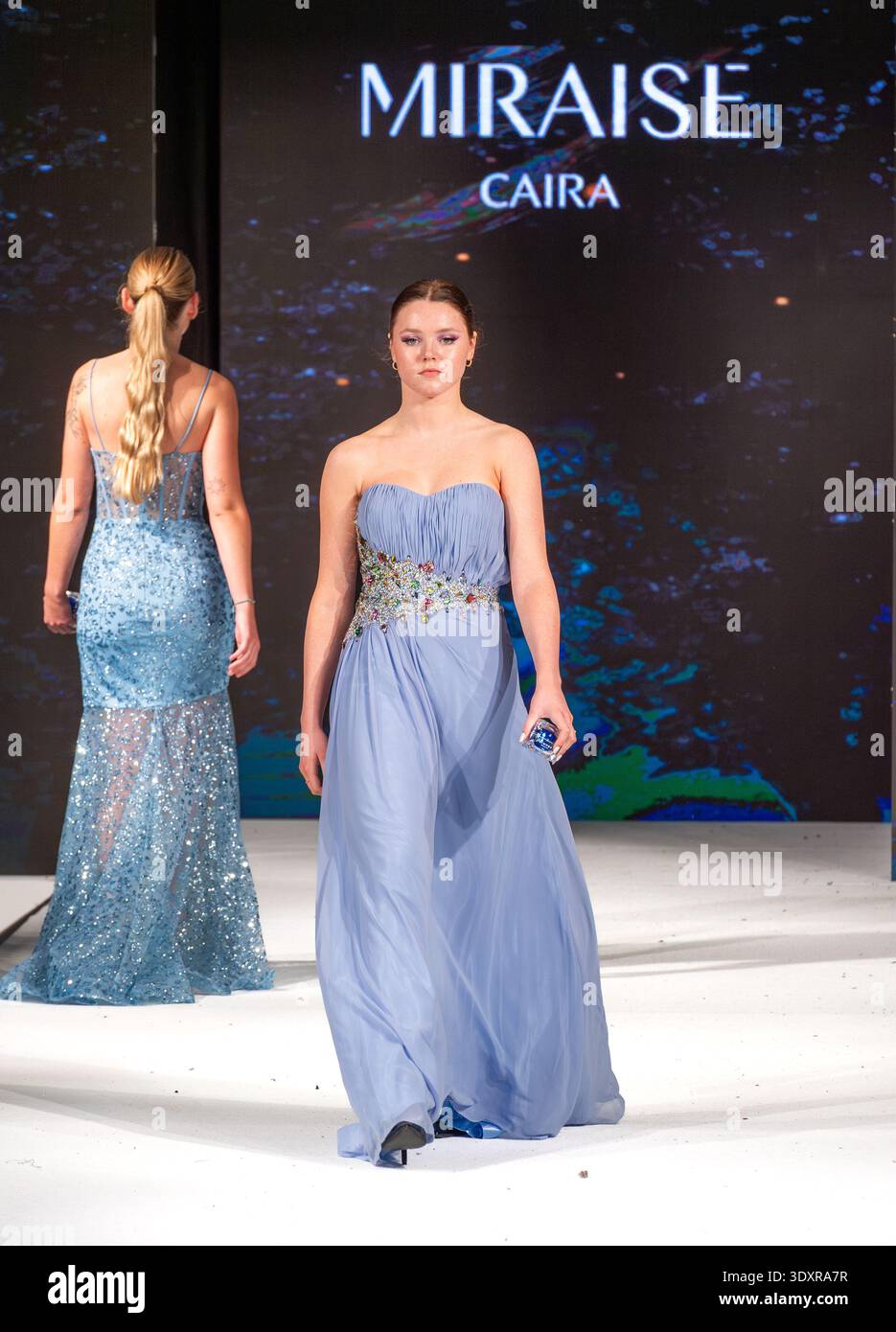 House of iKons Fashion Week Londra - Miraise by Caira - London Fashion Week Catwalk Show Event Foto Stock