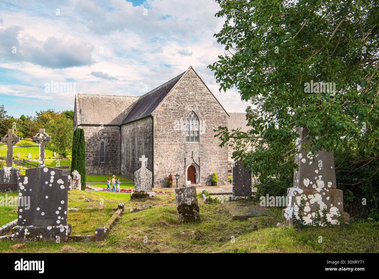 Ballintubber Abbey a Ballintubber, Contea di Mayo, Irlanda. Foto Stock