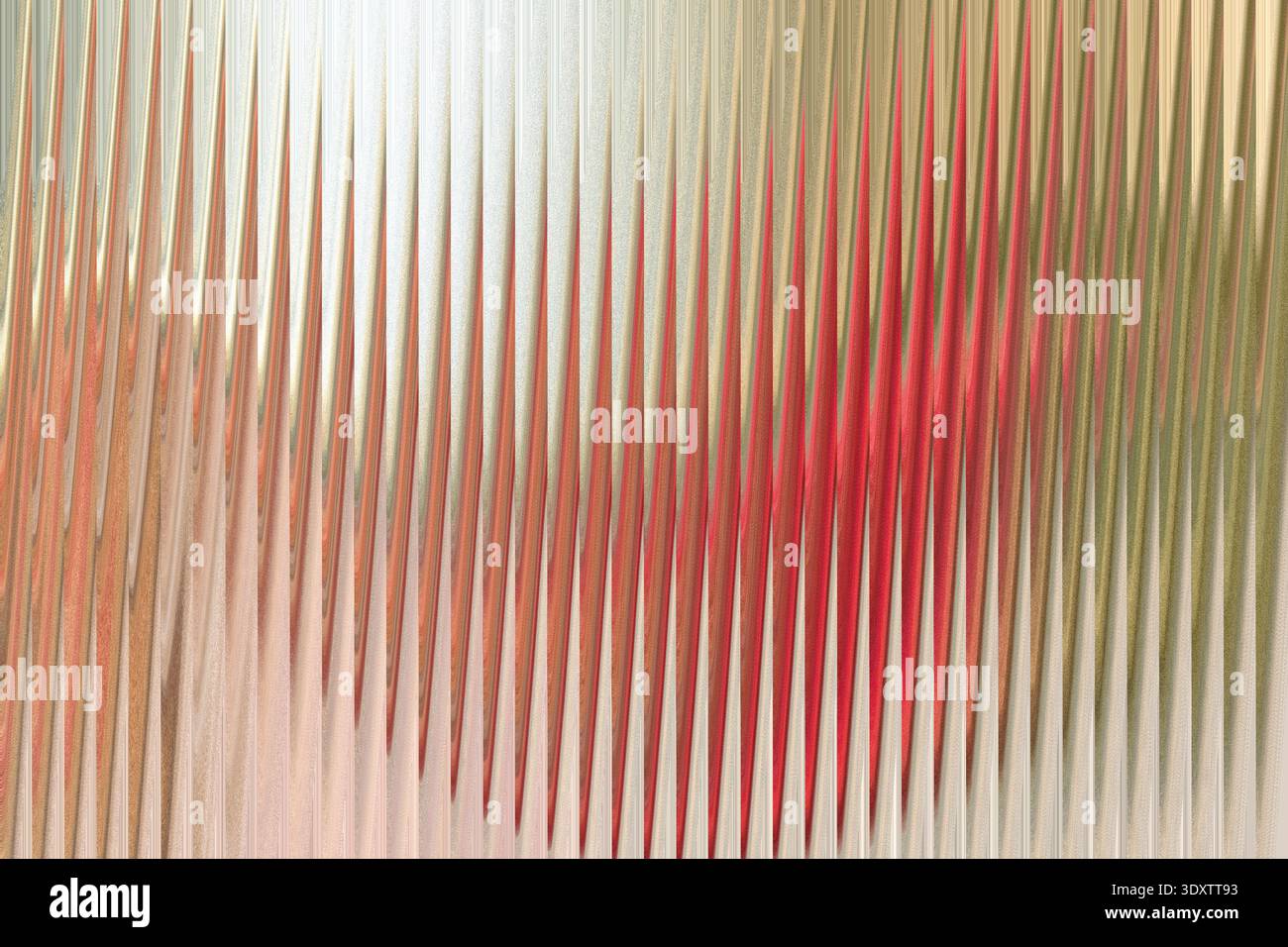 Immagine astratta sfocata con un colore rosso dominante con accenni di verde e beige Foto Stock