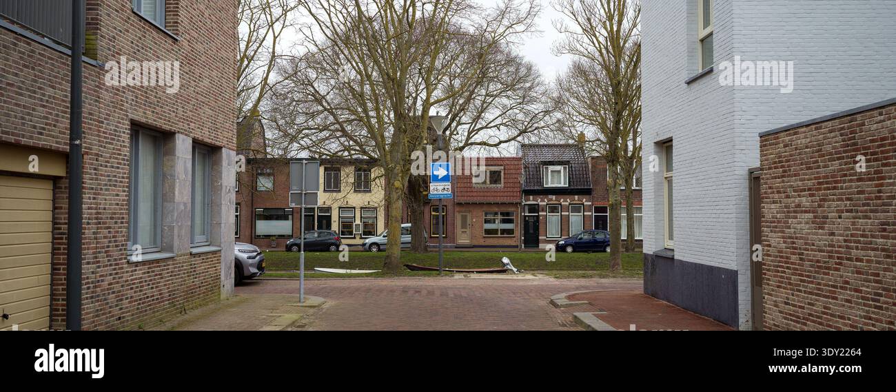 Keizergracht, Den Helder, Noord Holland, Paesi Bassi Foto Stock