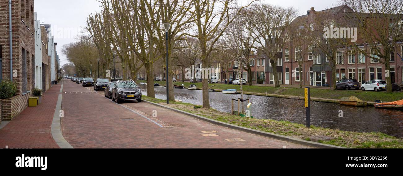 Keizergracht, Den Helder, Noord Holland, Paesi Bassi Foto Stock