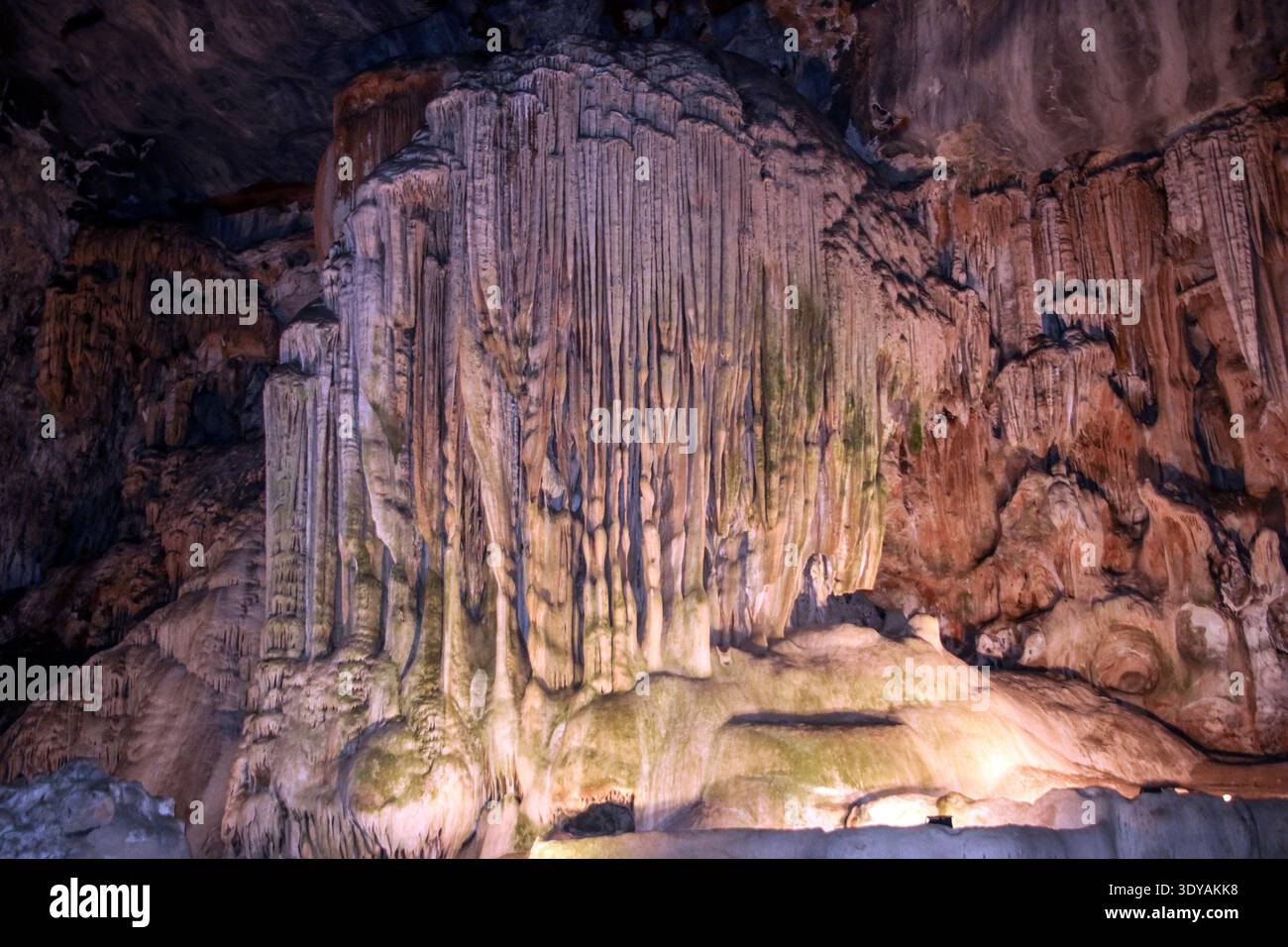 Interno delle grotte di Cango, Oudtshoorn, Provincia del Capo Occidentale, Sudafrica. Foto Stock