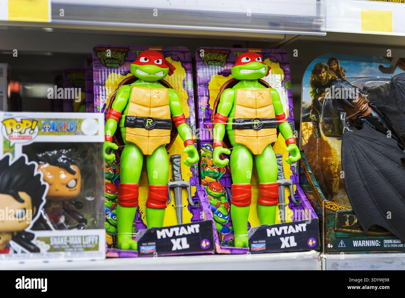 Tortus Ninja - Figurin Articulé 12 Cm - Raphal - Tmnt au millur prix .Lc
