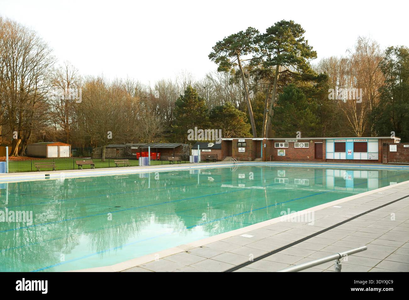Il Pells Pool Lewes Foto Stock
