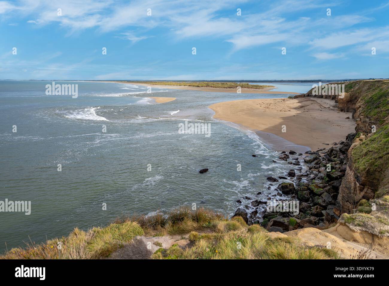 Mataura River Mouth, Fortrose, Southland, nuova Zelanda Foto Stock