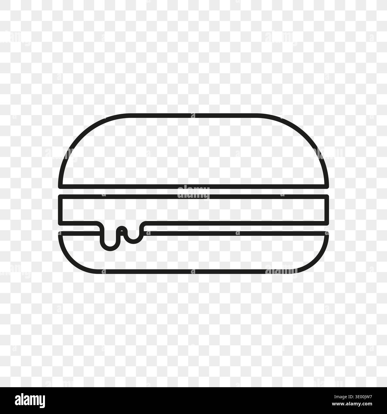 Dolciumi tradizionali francesi. Deliziosamente dolce Vector. Squisiti biscotti al macaron. Capolavori di panetteria gourmet Illustrazione Vettoriale