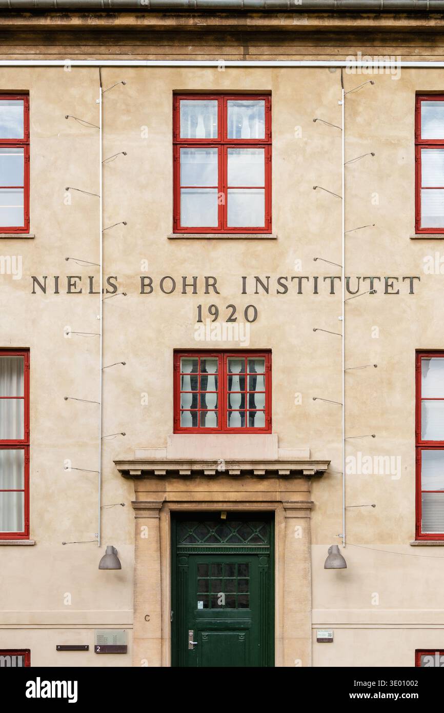 Copenhagen, Danimarca - Istituto Niels Bohr per l'Università di Copenaghen Foto Stock