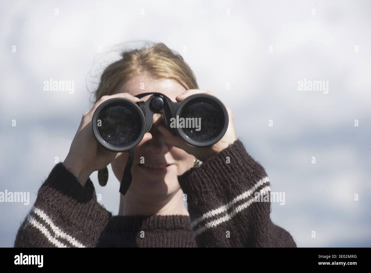 L'occhio umano, l'organo sensoriale per la percezione visiva Foto Stock
