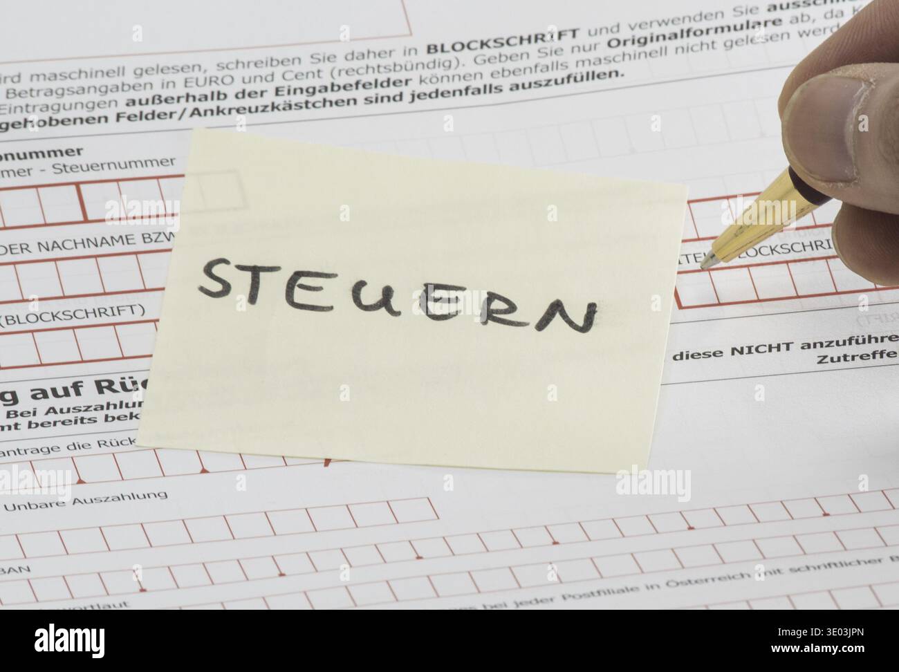 Ufficio delle imposte e delle imposte (IRS), oneri fiscali per il bilancio nazionale Foto Stock
