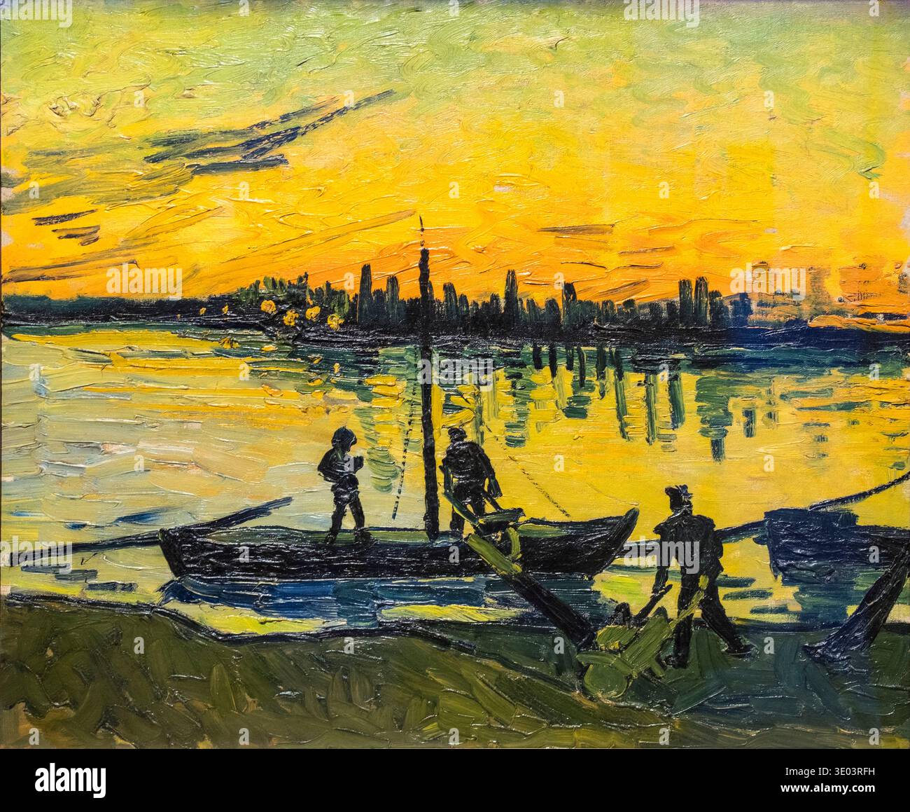 Vincent Van Gogh b 1853 - d 1890. Gli stevedores di Arles, 1888. Olio su tela, Foto Stock
