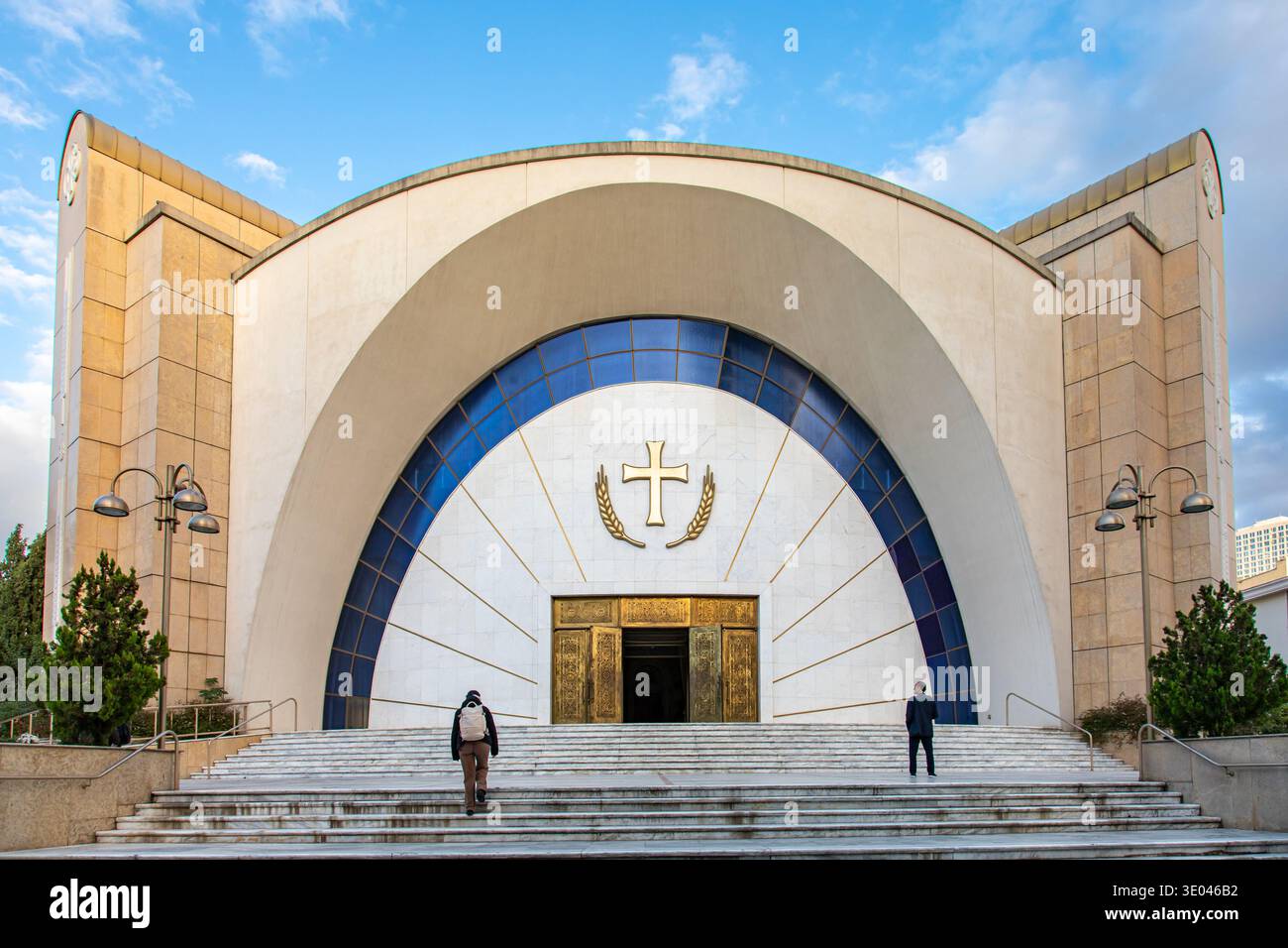 Cattedrale ortodossa della Risurrezione a Tirana, Albania Foto Stock