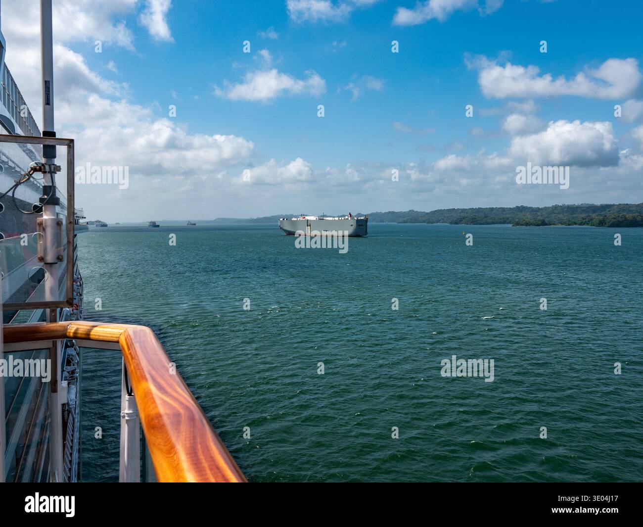 portaerei bluk nel lago gatun Foto Stock