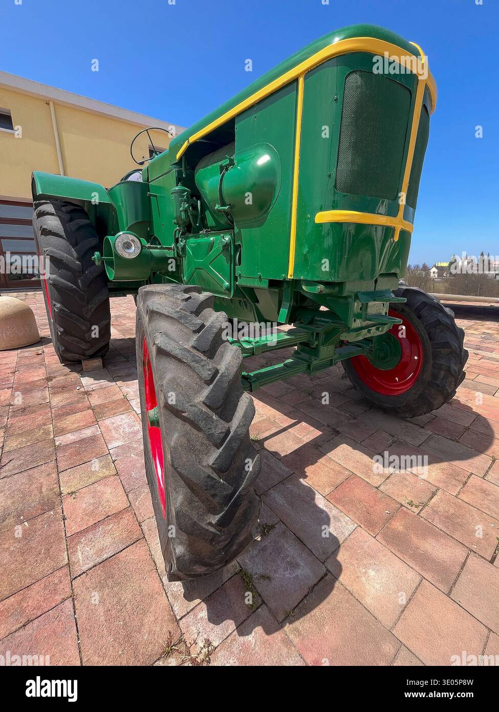 Trattore Deutz d'epoca, probabilmente un modello restaurato della serie F3L 514 prodotto intorno alla metà degli anni '1950 Foto Stock