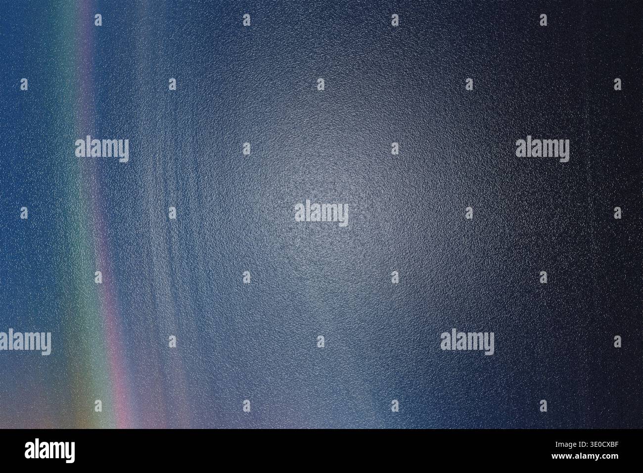 Una riproduzione della famosa fotografia di pale Blue Dot scattata dalla navicella Voyager 1 che mostra la Terra come una piccola macchia nella vastità dello spazio. L'immagine Foto Stock