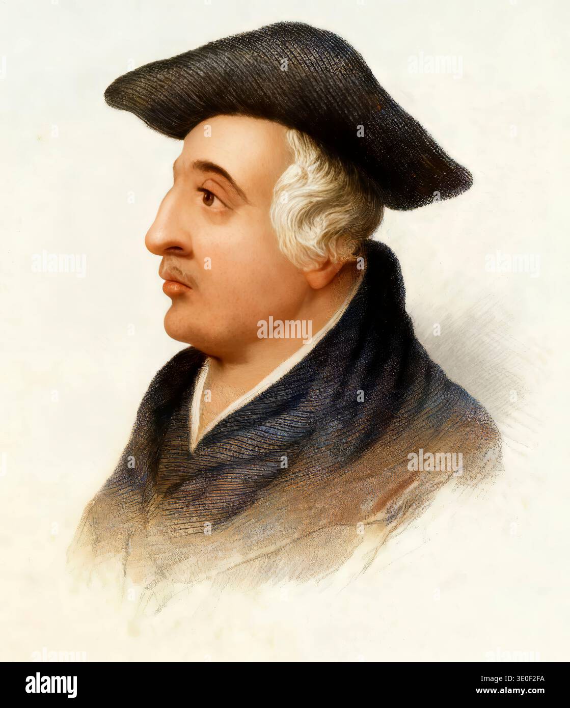 Roger Bacon, O.F.M., 1214-1294, riconoscimento scolastico Dottor Mirabilis, filosofo inglese e frate francescano Foto Stock
