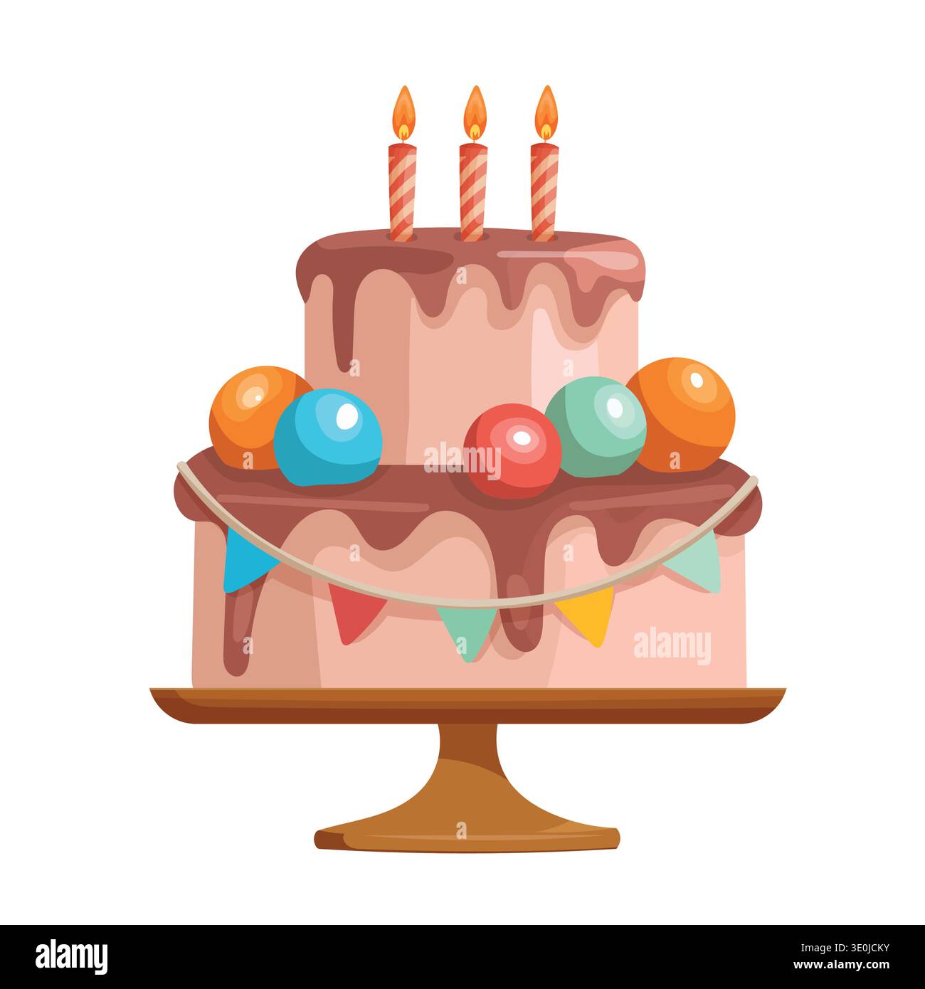 Talking Tables Candele decorative per torte di compleanno, colore oro rosa pastello, 10 cm, confezione da 16