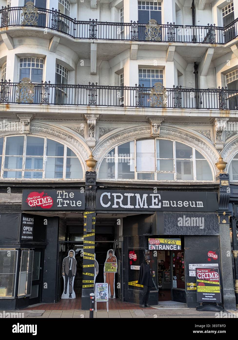 Museo del crimine vero, Hastings - Immagine stock catturata con smartphone