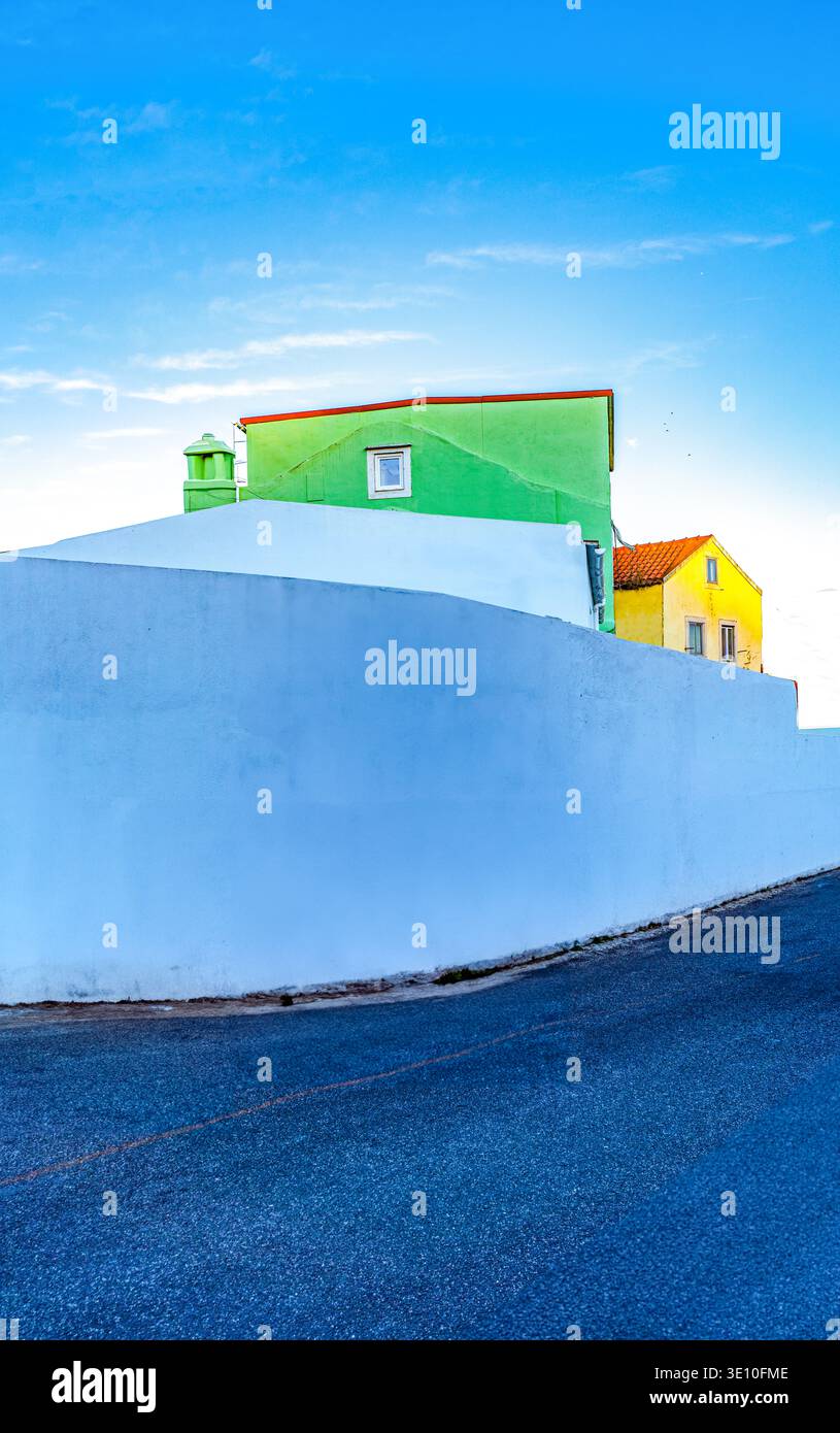 Forme e colori dell'architettura in Portogallo Foto Stock