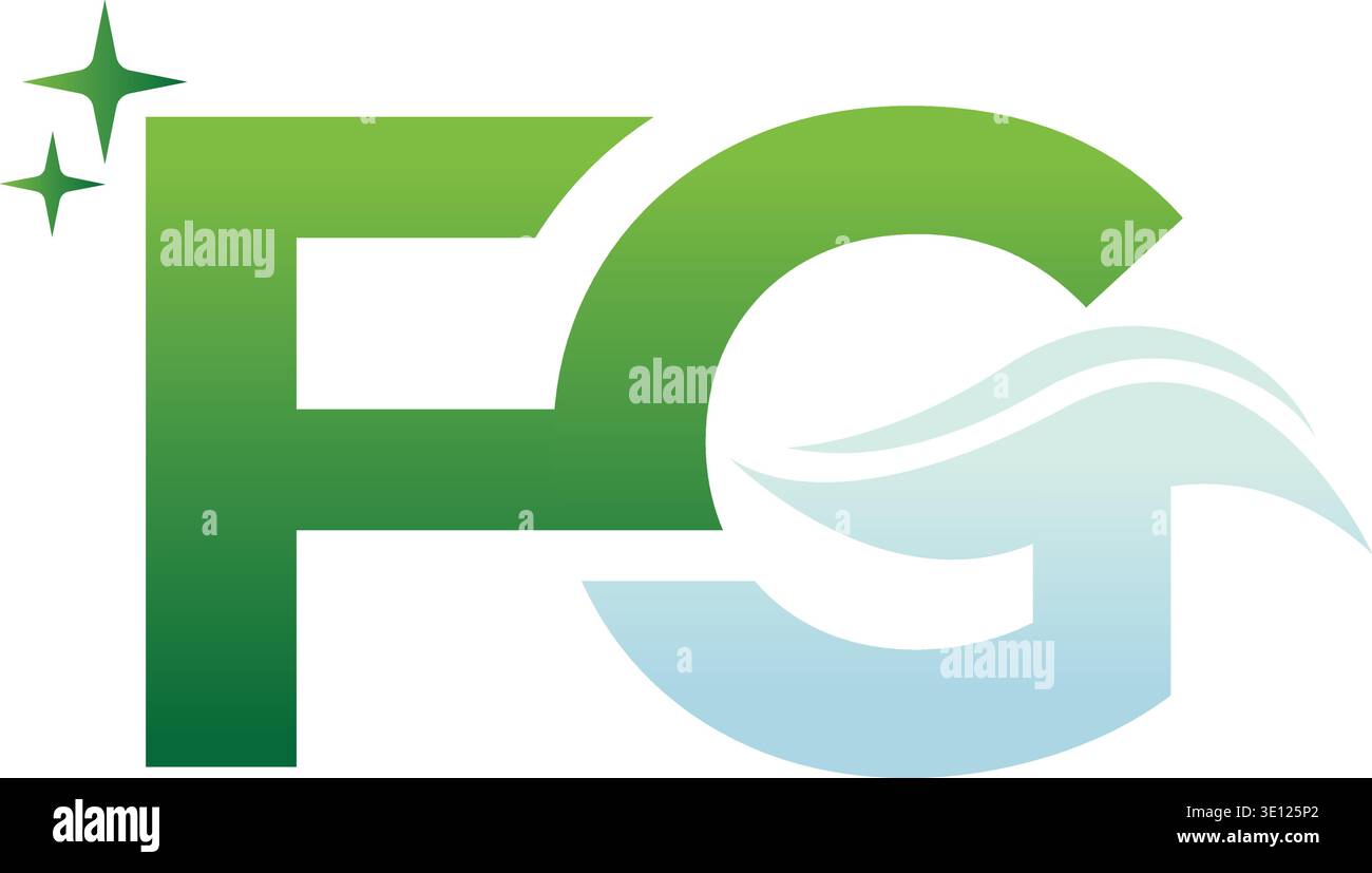 Un sofisticato logo monogramma con lettere a incastro FG in un audace stile geometrico. Progettato per marchi di lusso di fascia alta, studi legali e immobiliari Illustrazione Vettoriale