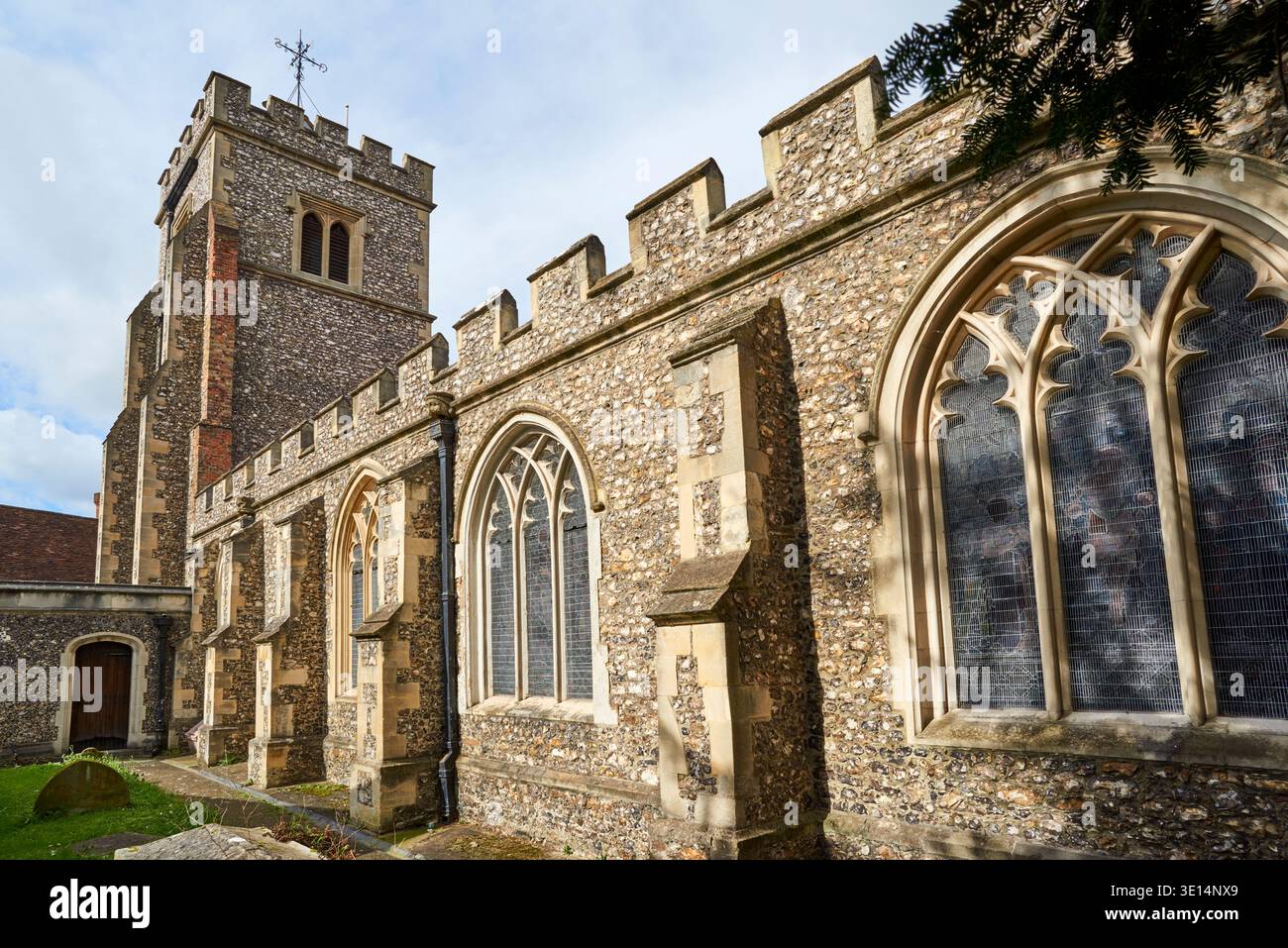 St Martin's Historic Church, Ruislip, London Borough of Hillingdon, Greater London, UK Foto Stock