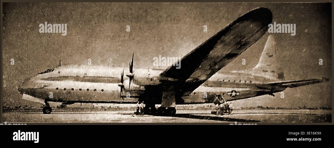 1946 - Un aereo da trasporto Lockheed Constitution costruito per la Marina degli Stati Uniti. - Foto Stock