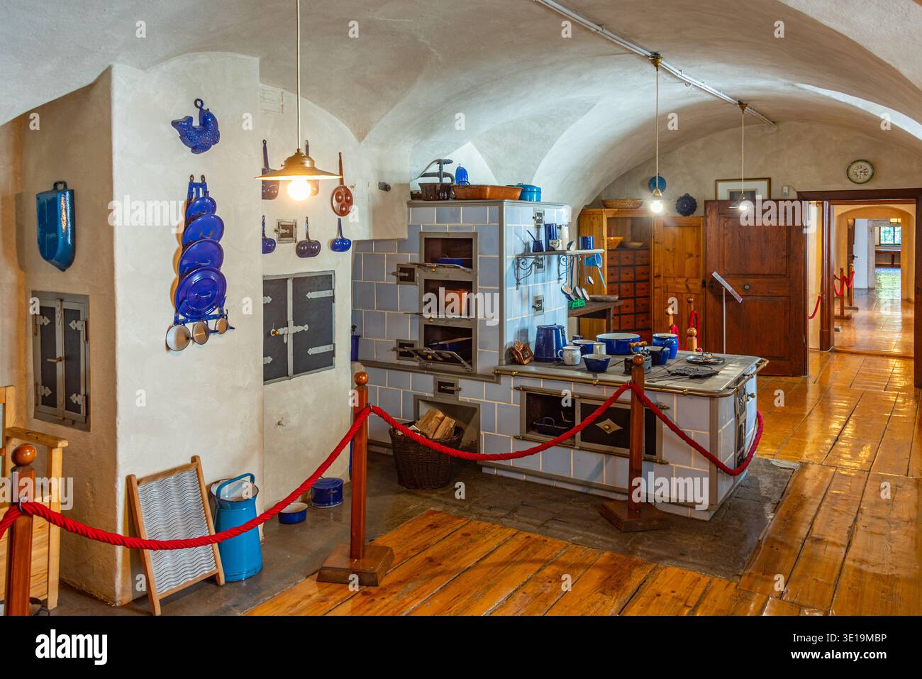 Herberstein, Austria, 18 agosto 2025: Interno del palazzo di Herberstein in Austria. IMMAGINE Foto Stock