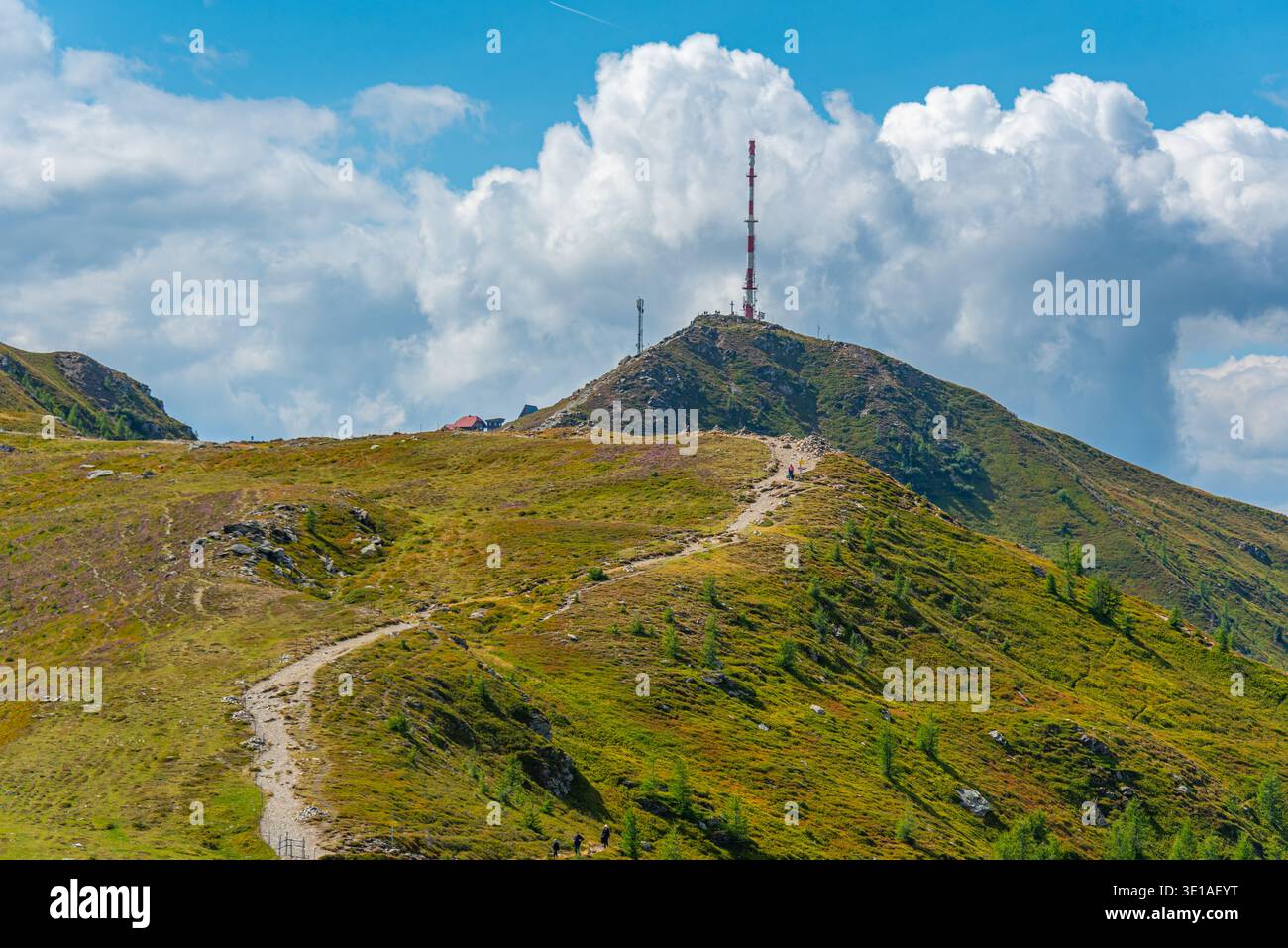 Montagna Goldeck nella regione della Carinzia in Austria.IMMAGINE Foto Stock