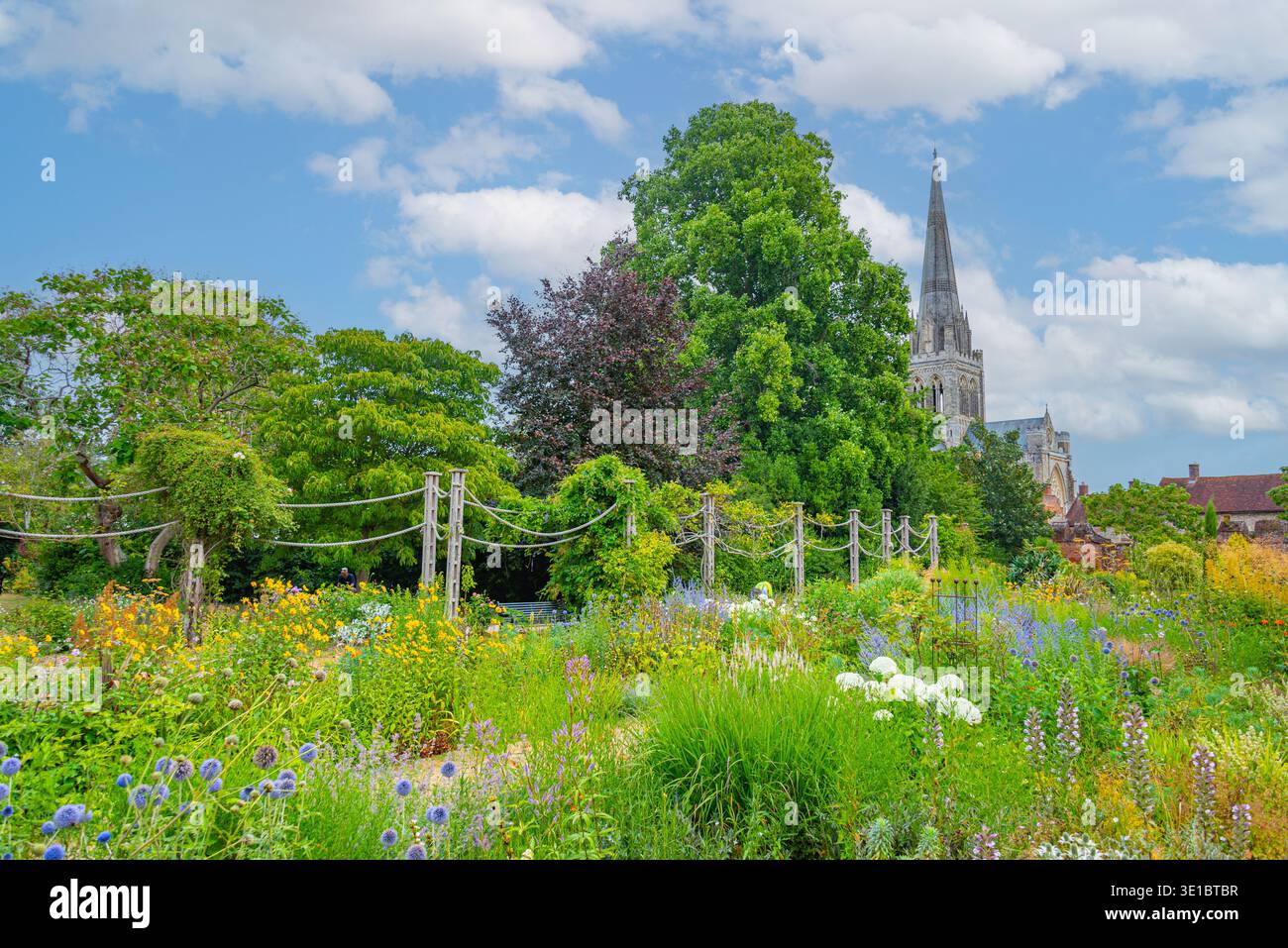 Bishop's Palace Garden a Chichester in Inghilterra.IMMAGINE Foto Stock