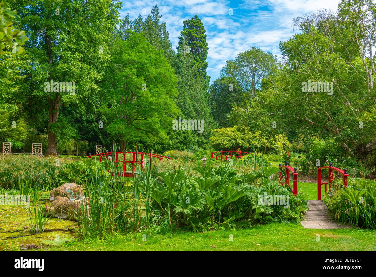 Casa Wilton e giardino cinese vicino a Salisbury, Inghilterra. IMMAGINE Foto Stock