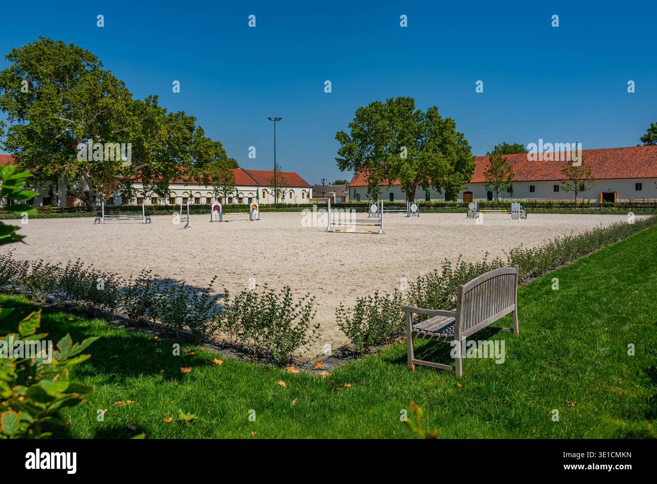 Fattoria statale di Mezohegyes, Ungheria.IMMAGINE Foto Stock