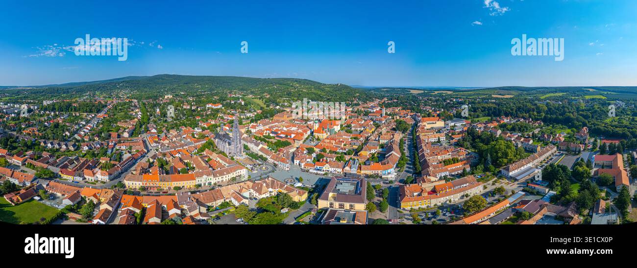 Vista panoramica della città di Koszeg in ungheria.IMMAGINE Foto Stock