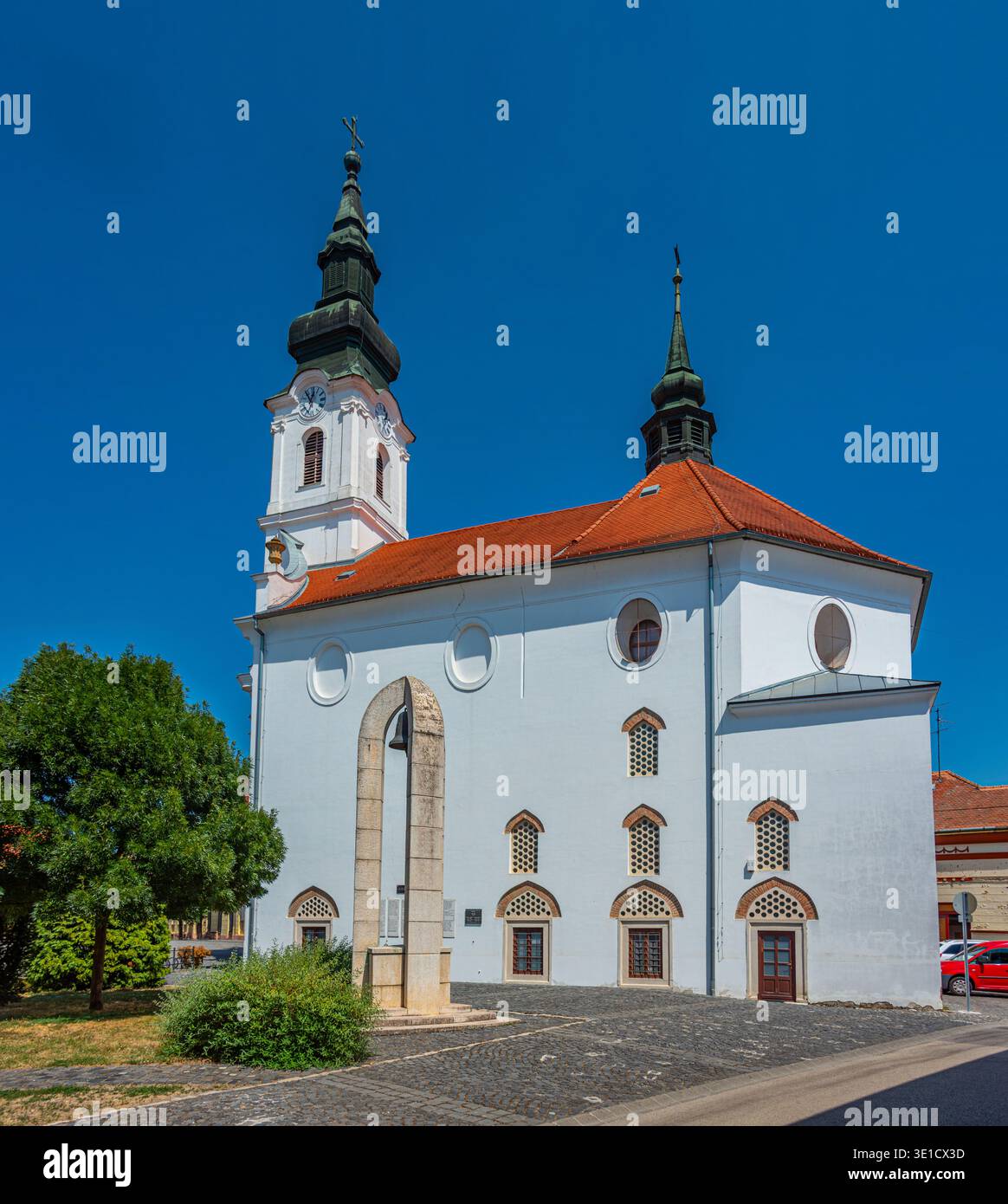 Chiesa di San Rocco a Szigetvar, Ungheria. IMMAGINE Foto Stock