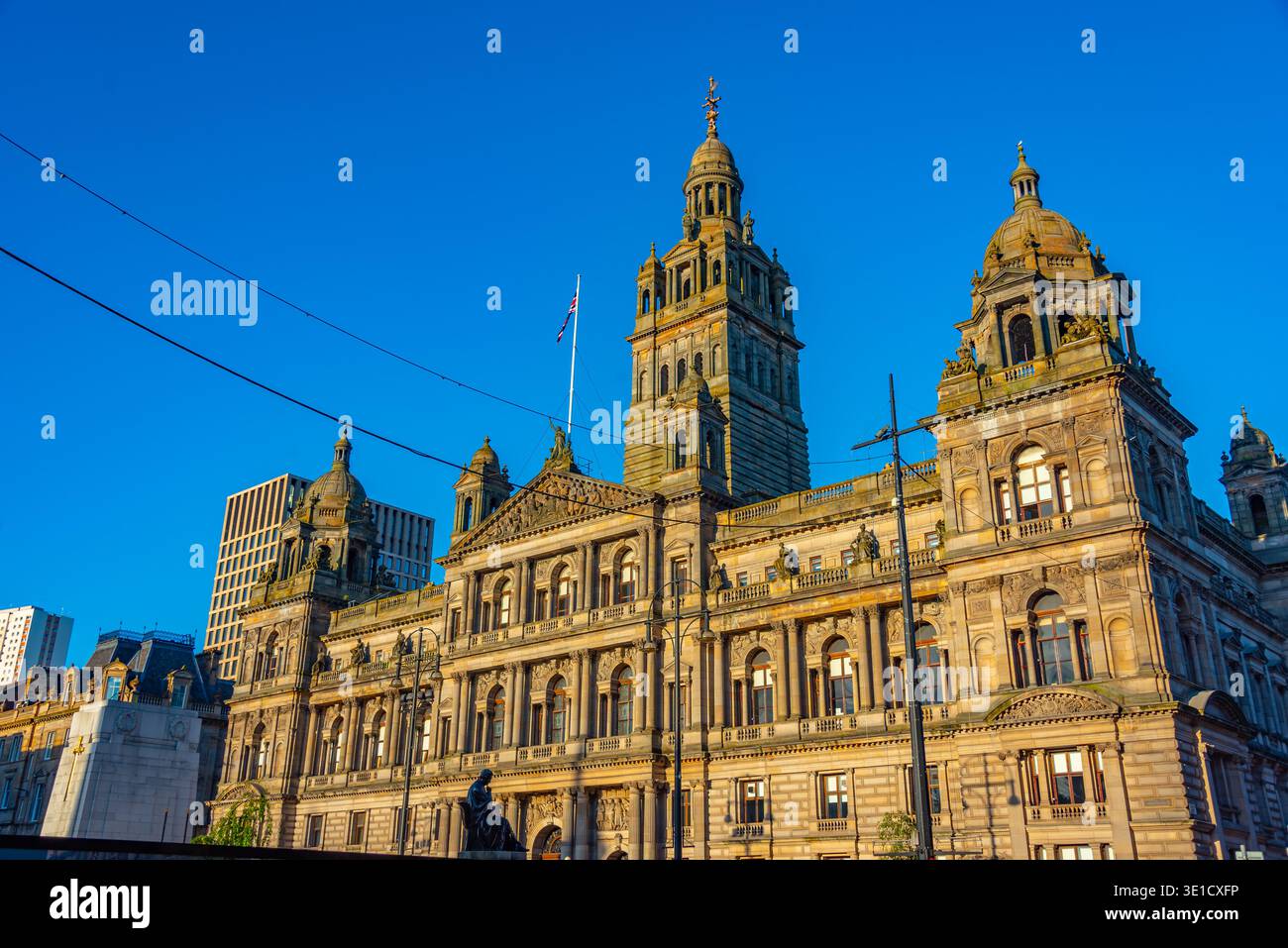 Glasgow City Chambers in Scozia.IMMAGINE Foto Stock