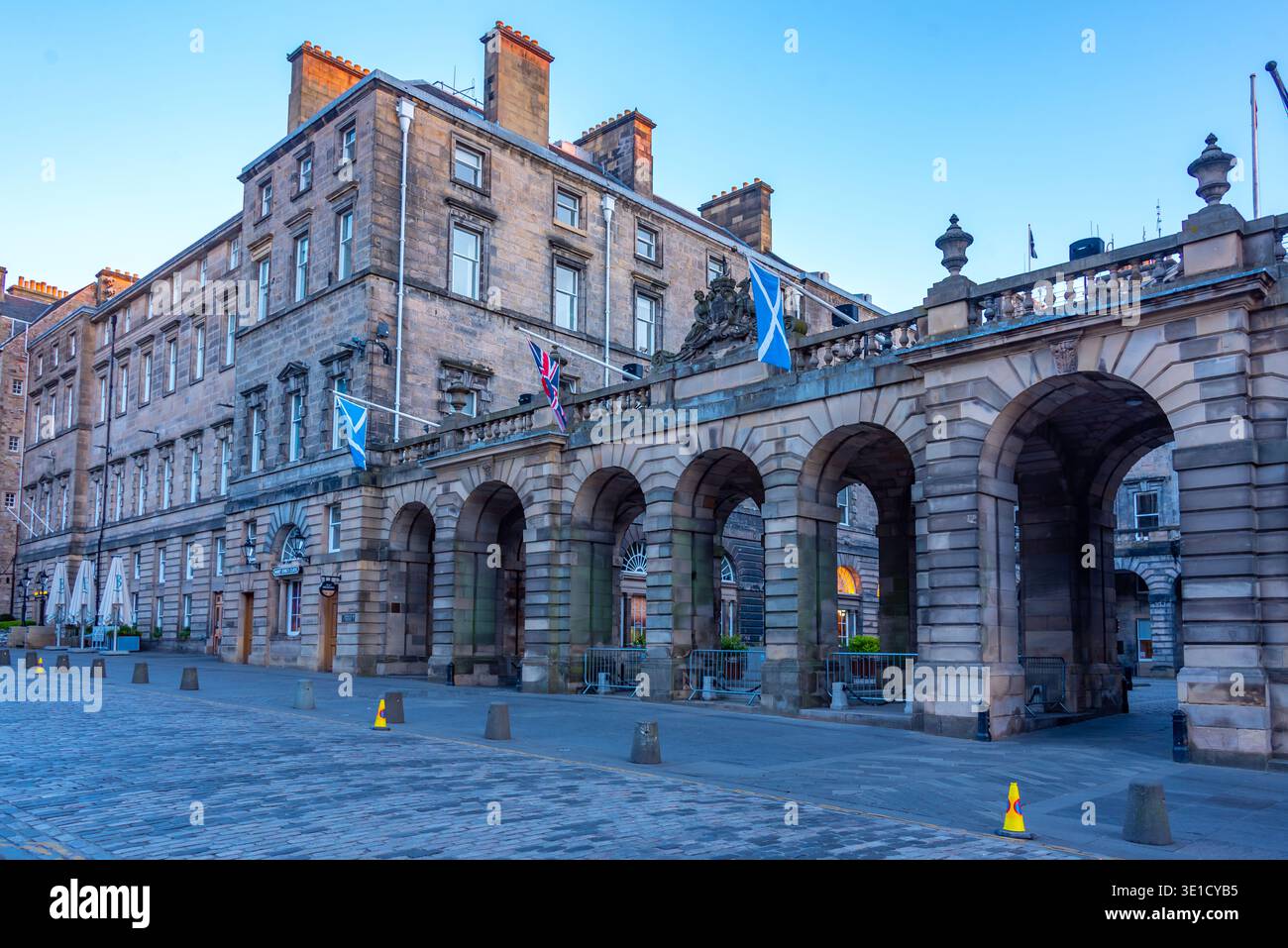 Edimburgo City Chambers in Scozia.IMMAGINE Foto Stock