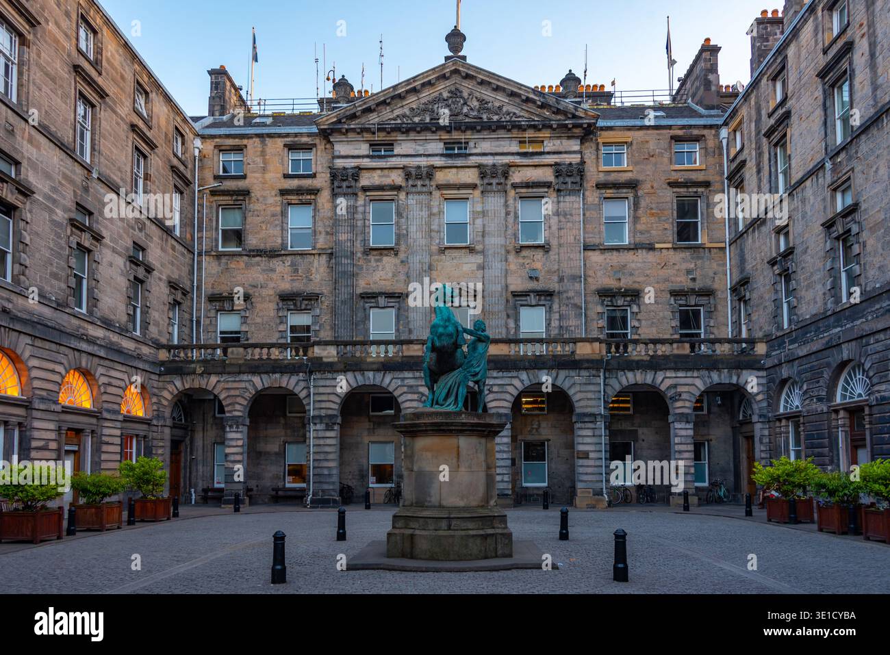 Edimburgo City Chambers in Scozia.IMMAGINE Foto Stock