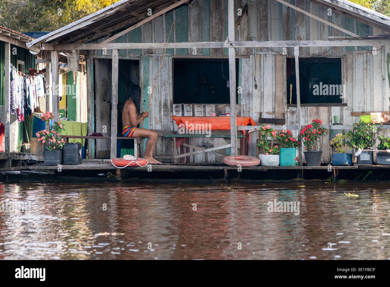 Sud America, Brasile, Amazzonia, foresta pluviale amazzonica, Rio delle Amazzoni, Foto Stock