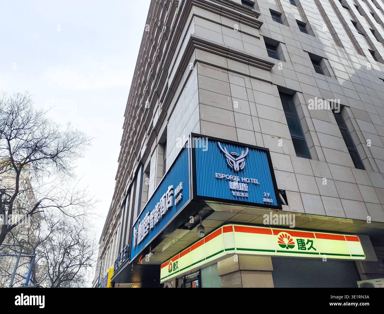Xian, Cina - 01.27.2026: Hotel eSports in Cina. Gli hotel e-Sports sono un nuovo tipo di luogo di intrattenimento e di svago basato sullo sviluppo di e-spor Foto Stock