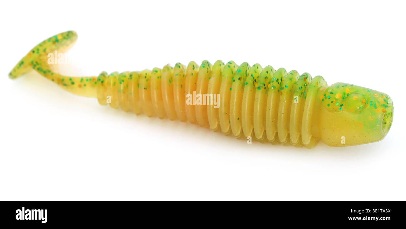 Esca morbida in gomma per catturare pesci predatori Foto Stock
