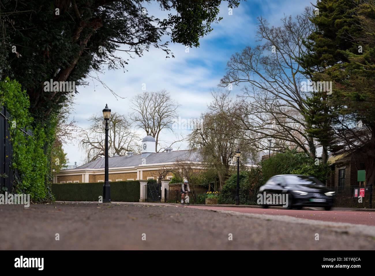 London Road al limitare del Regent's Park Foto Stock