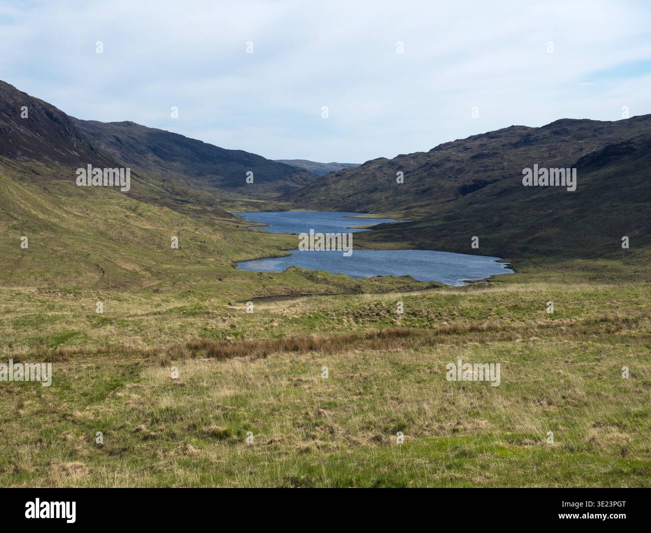 Loch an Eilein e Loch an Ellen, Glen More, Isola di Mull, Ebridi interne, Argyll e Bute, Scozia, Regno Unito, maggio 2019 Foto Stock