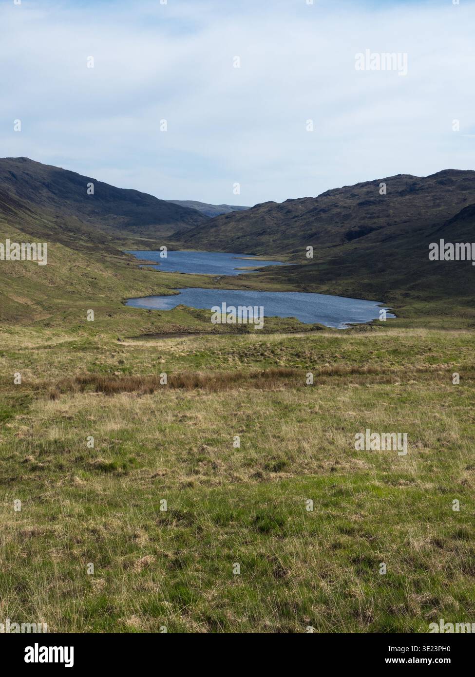Loch an Eilein e Loch an Ellen, Glen More, Isola di Mull, Ebridi interne, Argyll e Bute, Scozia, Regno Unito, maggio 2019 Foto Stock