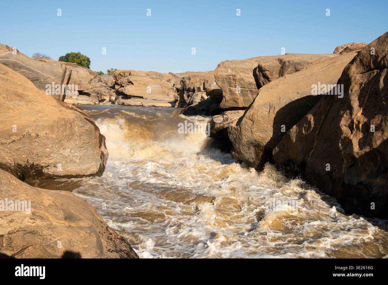 Lugard's Falls, Tsavo East National Park, Kenya Foto Stock