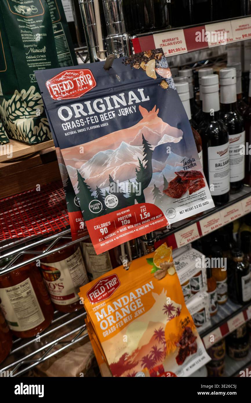 Il Grand Central Market è una destinazione per lo shopping gourmet nel Grand Central Terminal, New York City, USA, 2024 Foto Stock