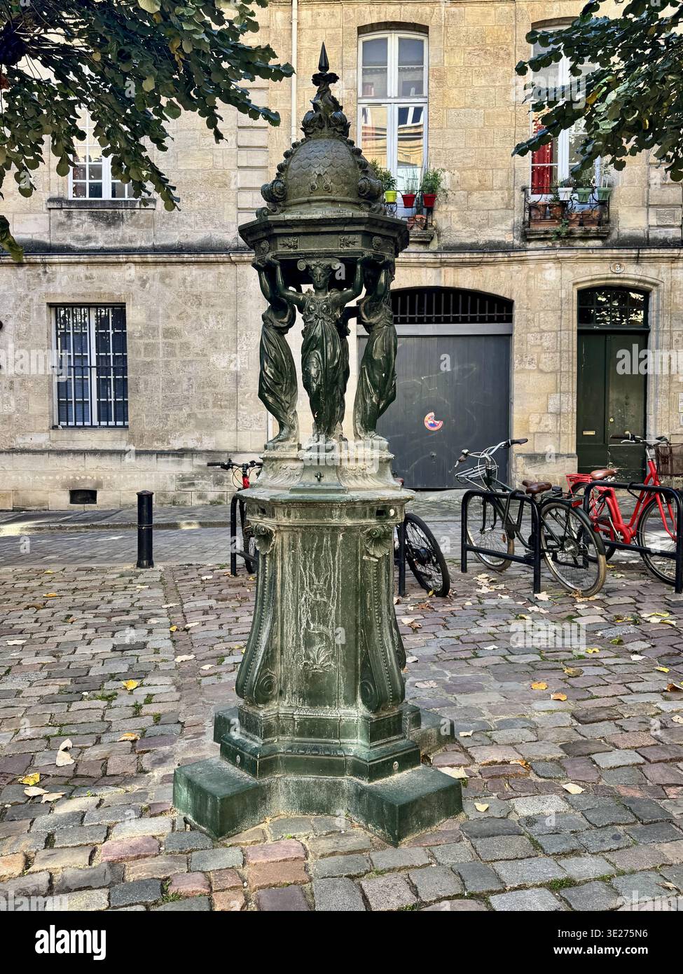 Wallace Fontana di Parigi dono al popolo di Parigi da Sir Richard Wallac; Parigi Foto Stock