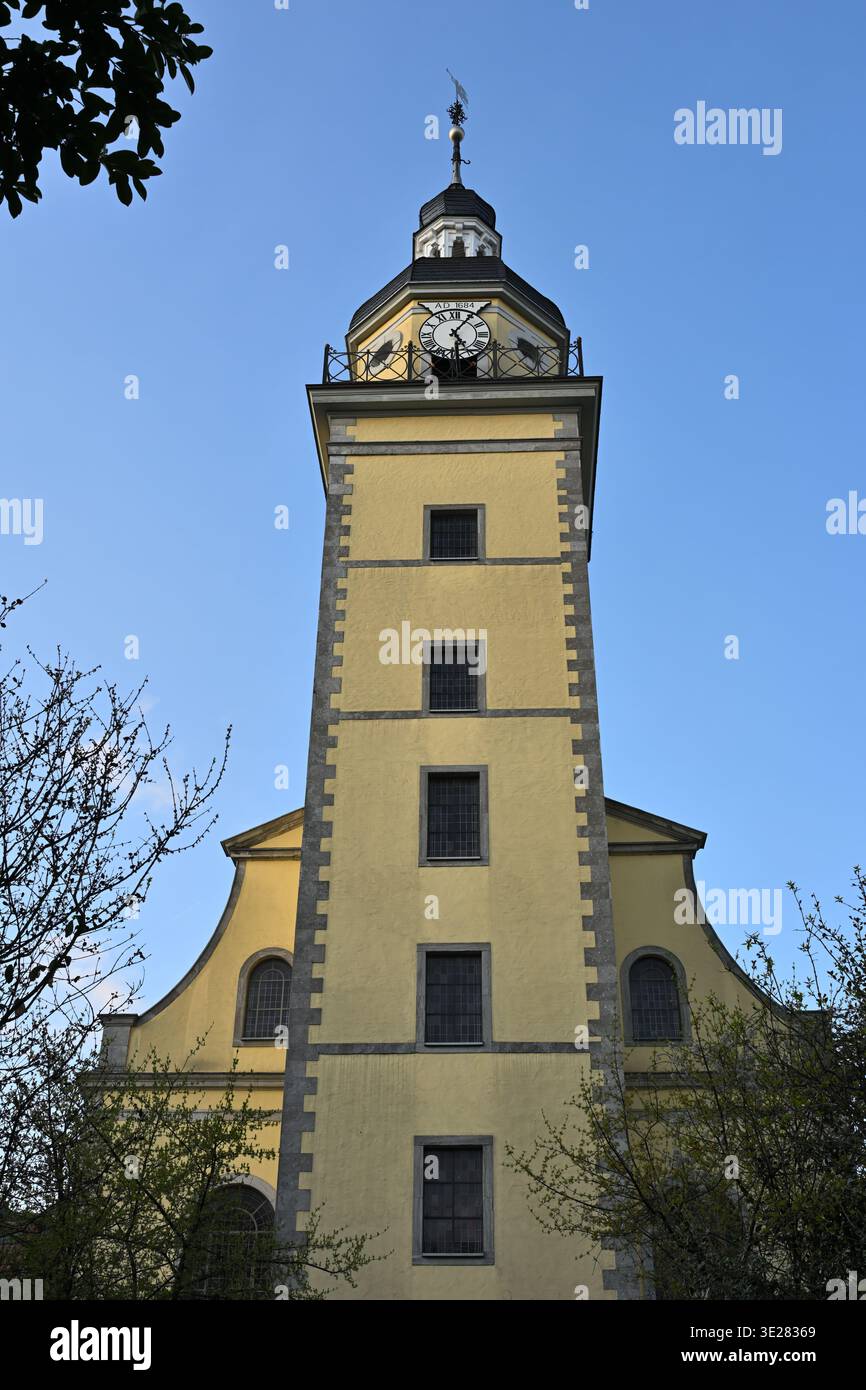 Chiesa protestante Neander in Bolkerstrasse nella città vecchia di Düsseldorf Foto Stock