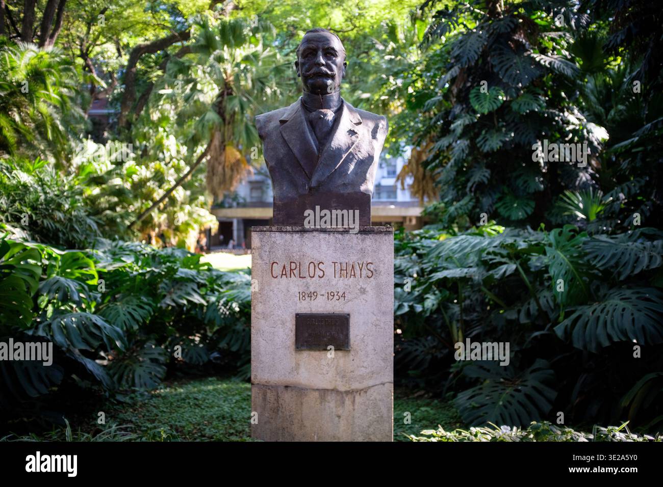 Argentina, Buenos Aires: Il giardino botanico “Jardín Botánico Carlos Thays”, nel quartiere di Palermo. Il giardino è stato progettato da French-Argentini Foto Stock