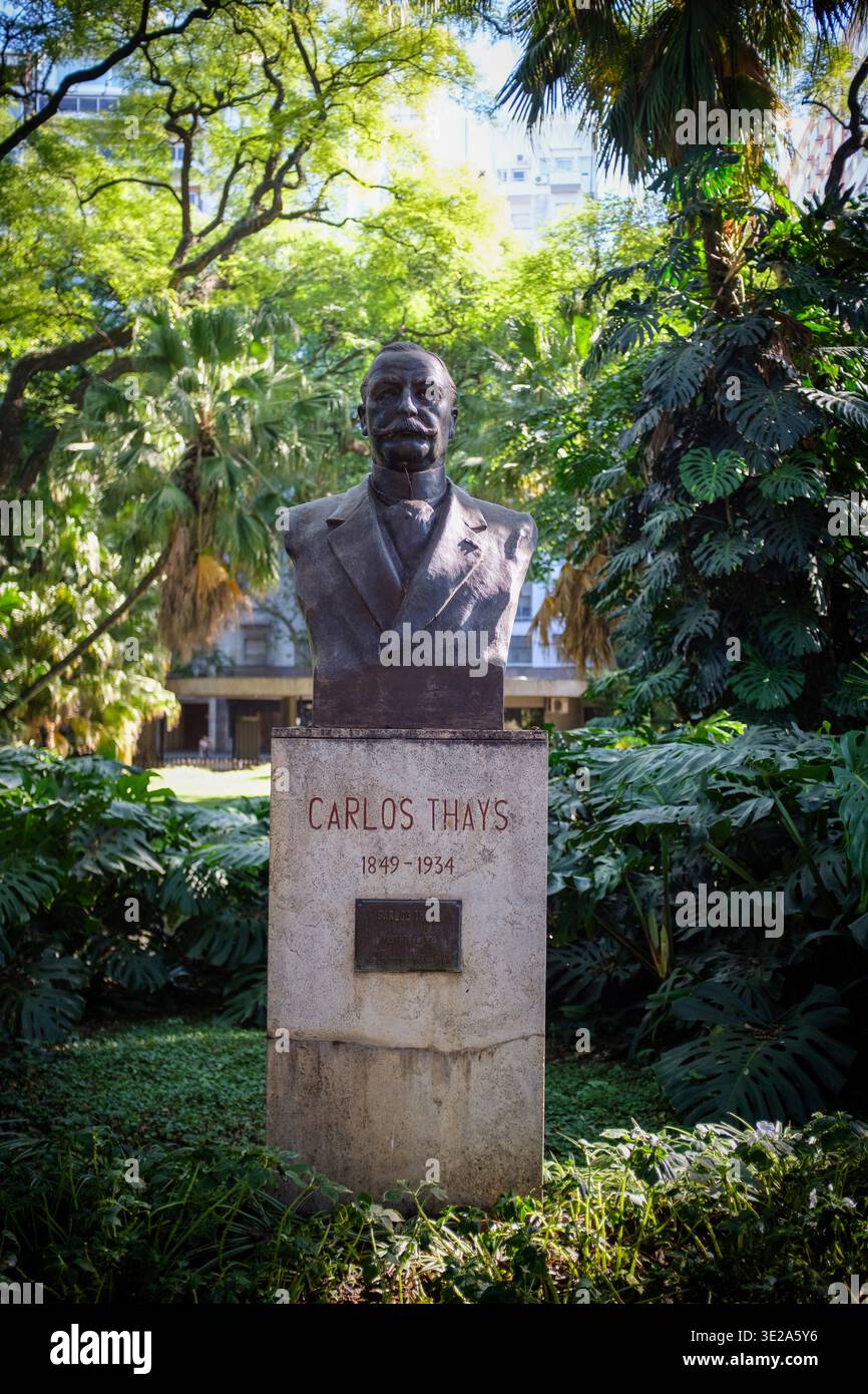 Argentina, Buenos Aires: Il giardino botanico “Jardín Botánico Carlos Thays”, nel quartiere di Palermo. Il giardino è stato progettato da French-Argentini Foto Stock