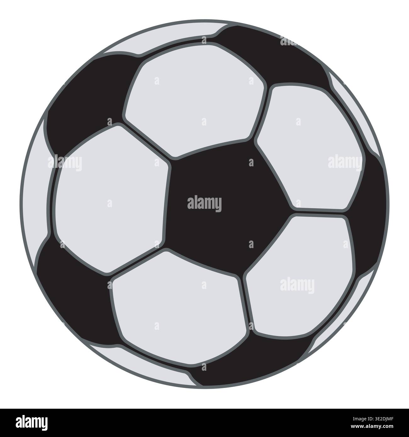 Un vivace pallone da calcio progettato per allenamenti e allenamenti fisici. La sua colorata finitura spicca nelle palestre e nei campi sportivi, ideali per il maintai Illustrazione Vettoriale