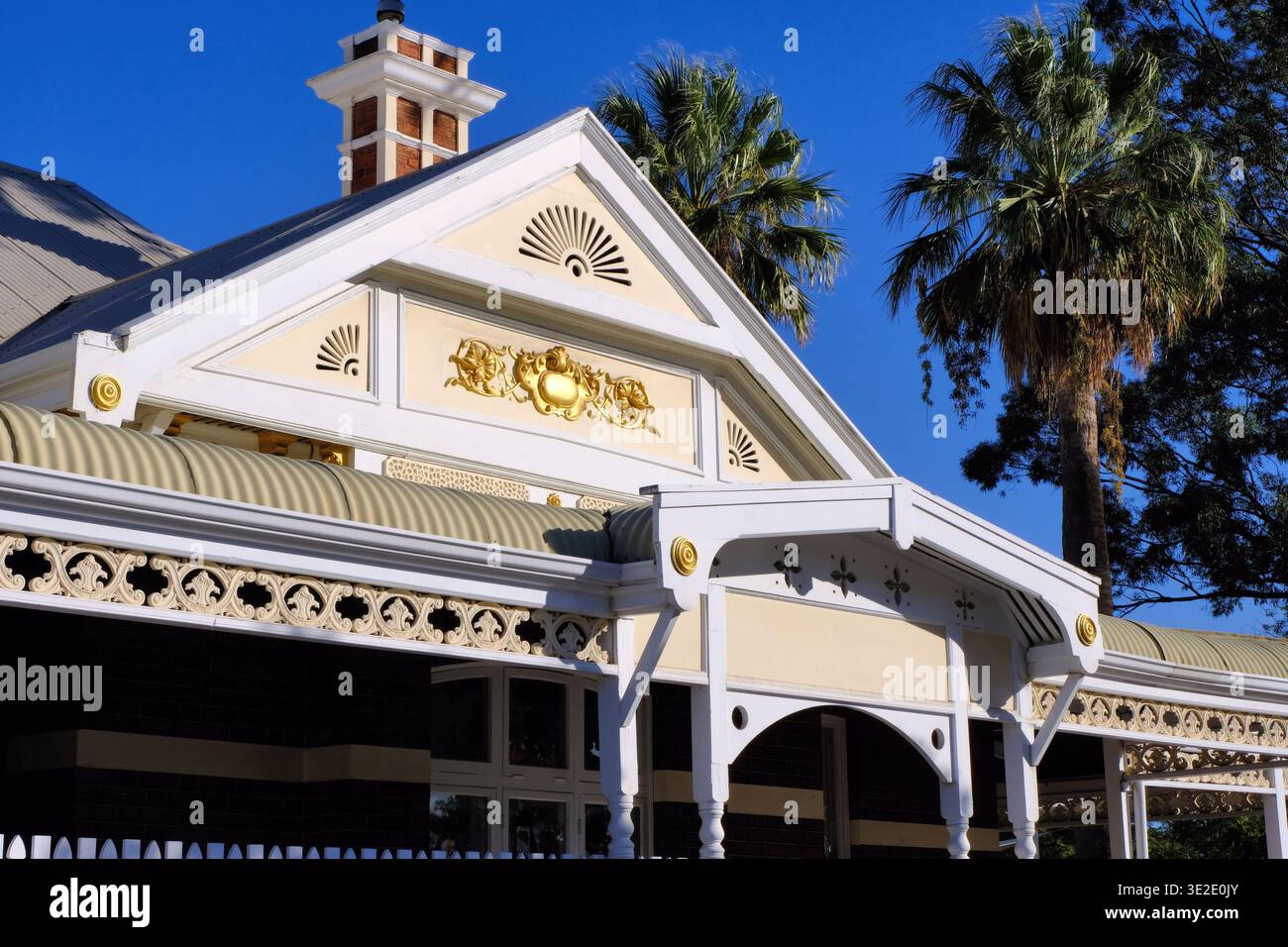 Subiaco: Casa Stranrear di Austin Bastow, Federazione Queen Anne villa ora Tall Tree Early learning, Roberts Road, Subiaco, Perth, Australia Occidentale Foto Stock